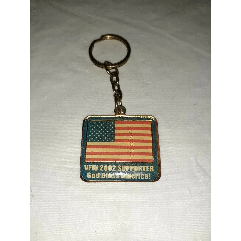 Lot Of 3 Advertising Keychains VFW Landscaping Medical Equipment